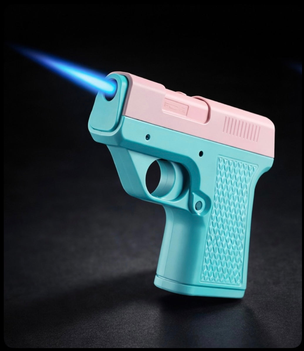 CIGAGUN - Encendedor de pistola a prueba de viento con 3 cargadores